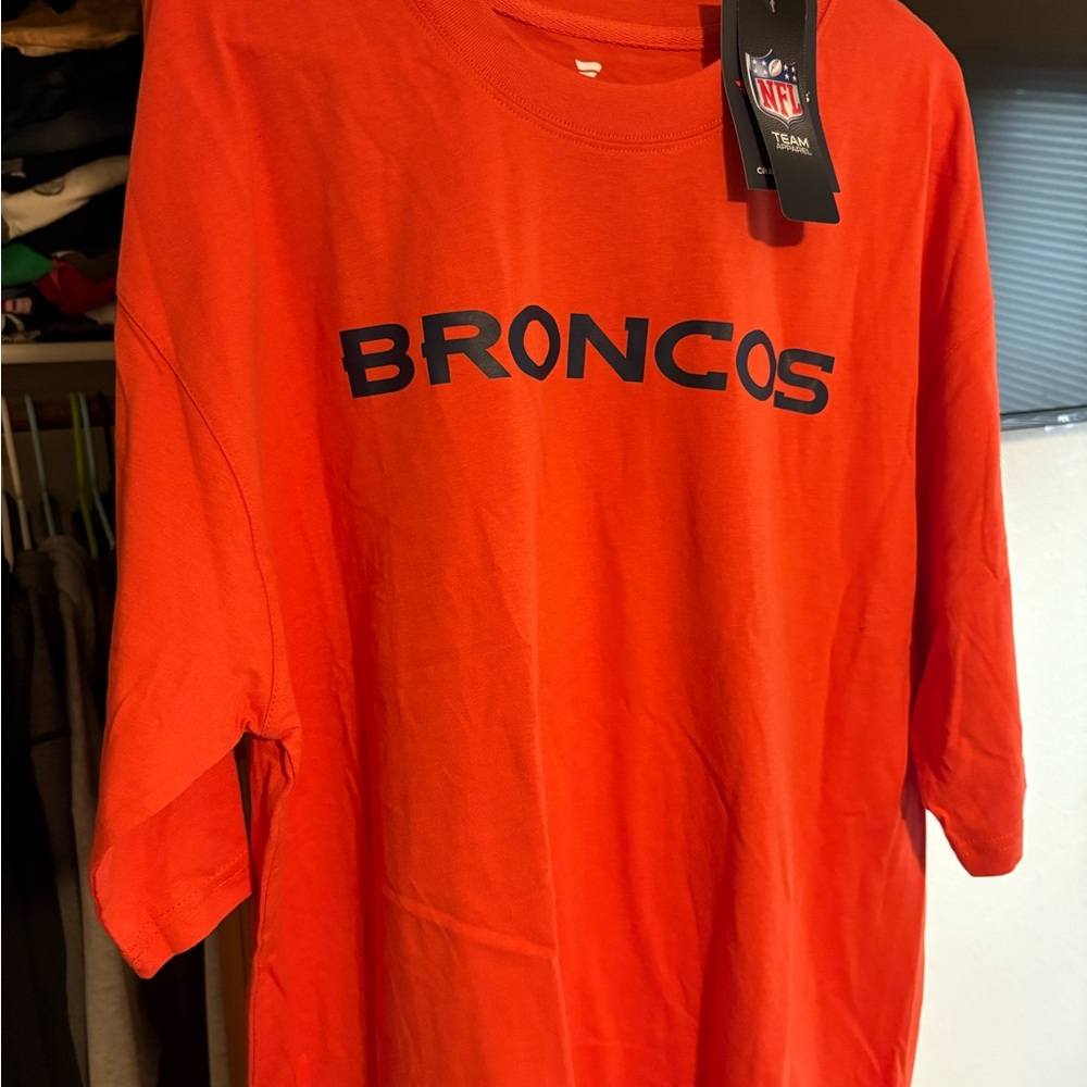 Broncos NFL Tall Shirt Fanatics NWT
